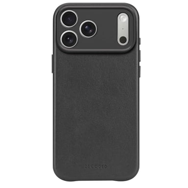 Coque pour iPhone 17 Pro MagSafe en Cuir Antichocs Noir