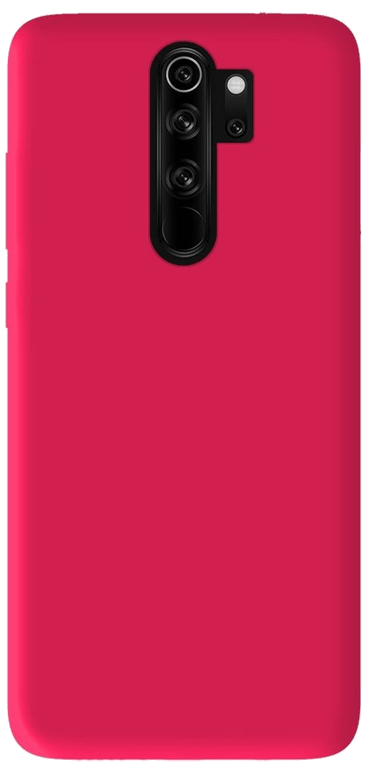 Coque silicone unie compatible Mat Rose Xiaomi Redmi Note 8
