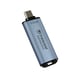 Transcend ESD300C 512GB USB Type-C 10Gb PS4/PS5 Compatibile SSD portatile, Blu ? TS512GESD300C
