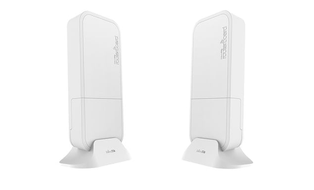 Mikrotik RBWAPG-60ADKIT point d'accès réseaux locaux sans fil 1000 Mbit/s Blanc Connexion Ethernet, supportant l'alimentation via ce port (PoE)