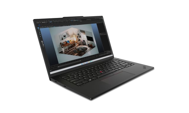 Notebook Lenovo ThinkPad P14s Gen 5 (Intel) Intel Core Ultra 7 155H 36,8 cm (14,5'') WUXGA 16 Go DDR5-SDRAM 512 Go SSD NVIDIA RTX 500 Ada Wi-Fi 6E (802.11ax) Windows 11 Pro Nero