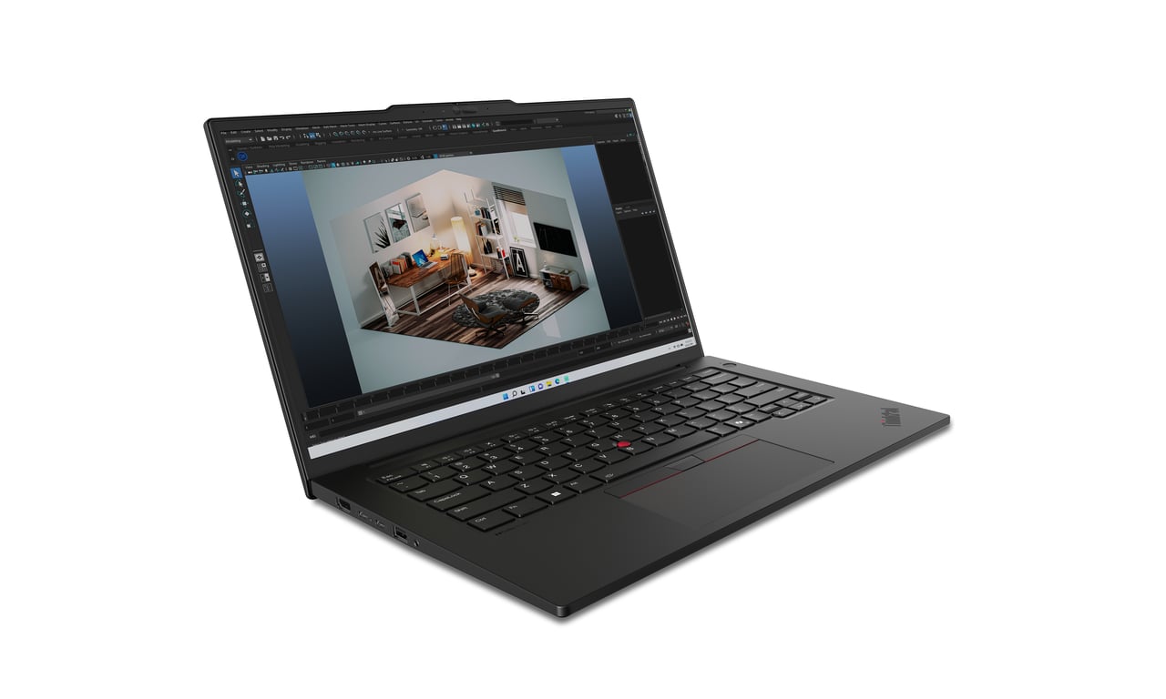 Lenovo ThinkPad P14s Gen 5 Intel Intel Core Ultra 7 Ordinateur portable 36 8 cm 14.5 WQXGA DDR5 SDRAM SSD NVIDIA RTX 500 Ada Wi Fi 6E 802.11ax Windows 11 Pro Allemand Neuf - vue 3