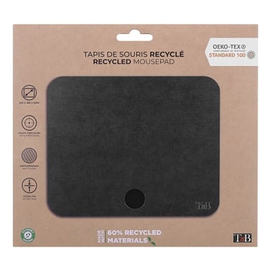 T'nB TSECO alfombrilla para ratón Negro