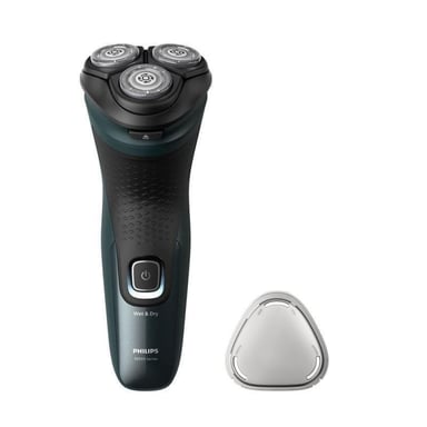Philips X3052/00 Rasoio rotante da uomo Nero, Verde