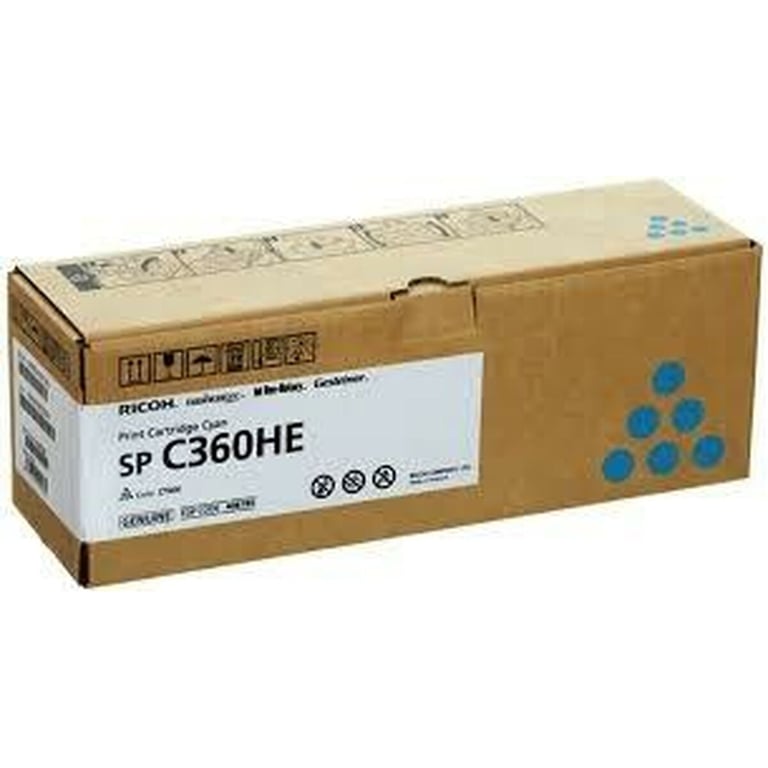 Ricoh Original Toner cyan 5.000 Pages 408185 pour Ricoh SP C360DNW - vue 3