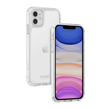 Custodia invisibile ibrida antiurto per Apple iPhone 11, trasparente