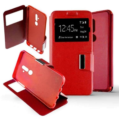 Etui Folio Rouge compatible Huawei Mate 20 Lite