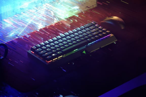 Razer BlackWidow V3 Mini clavier Gaming USB + Bluetooth Français Noir