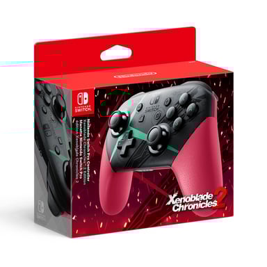 Nintendo Xenoblade Chronicles 2 Edition Switch Pro Controller Negro, Púrpura Bluetooth Gamepad Analógico/Digital Nintendo Switch