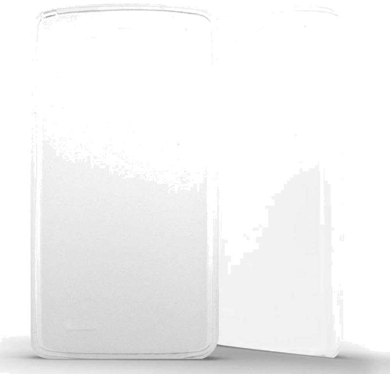 Coque silicone unie compatible Givré Blanc LG G3