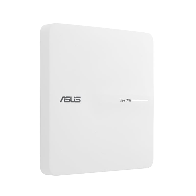 ASUS EBA63 ExpertWiFi AX3000 Dual-band PoE 2402 Mbit/s Blanc Connexion Ethernet, supportant l'alimentation via ce port (PoE) - Neuf