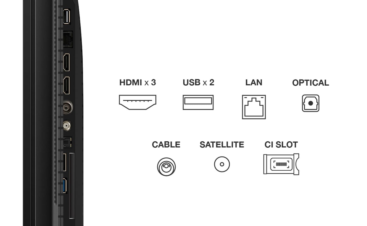 TV QLED Tcl 43P79K 108 cm 4K UHD Aluminium brossé - vue 3