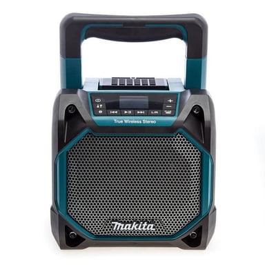 Makita DMR203 Altoparlante portatile e per feste Altoparlante stereo portatile nero, blu