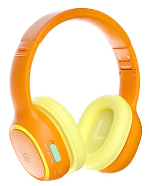 Tronsmart KH03 Casque Bluetooth avec Suppression du Bruit pour Enfants, contrôle du Volume sûr, Casque sans Fil avec lumière et Microphone, 70 Heures d'autonomie, câble Audio intégré, pour l'école