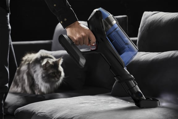 Rowenta X-Force Flex 12.60 RH98C0 aspiradora de mano Azul, Gris Sin bolsa