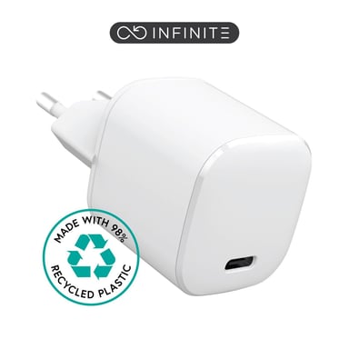 eSTUFF ES637025 chargeur d'appareils mobiles Smartphone, Smartwatch, Tablette Blanc Secteur Charge rapide Intérieure