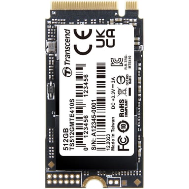 Transcend PCIe SSD 410S 512 Go M.2 PCI Express 4.0 NVMe 3D NAND