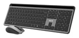 NGS ECLIPSE clavier Souris incluse maison/bureau RF sans fil + Bluetooth QWERTY Anglais Gris