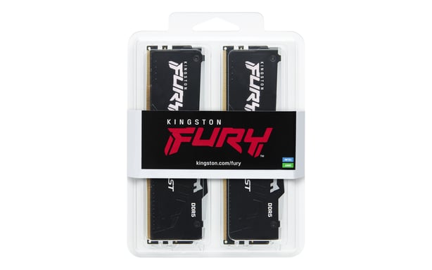Kingston Technology FURY Beast 64GB 6000MT/s DDR5 CL30 DIMM (Kit de 2) RGB XMP