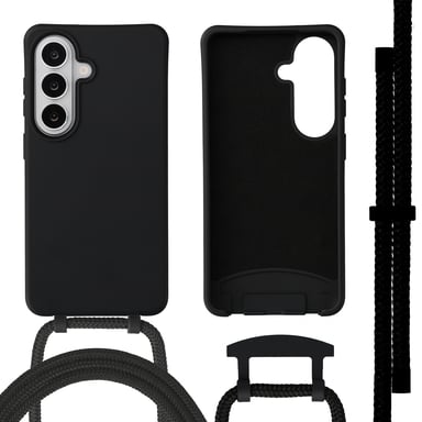 imoshion Coque arrière Color avec cordon amovible et MagSafe pour Samsung Galaxy S26 - Noir