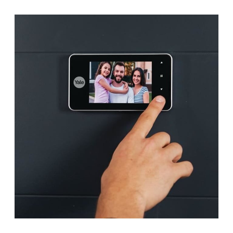 Judas numérique YALE DDV4500 Enregistreur Ecran LCD 4 Porte Epaisseur 38 110mm Angle Vision 105° - vue 3