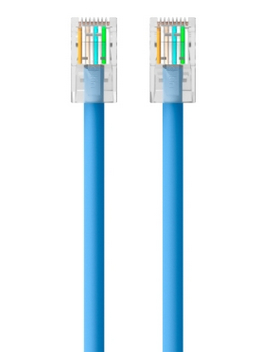 Belkin RJ45-RJ45, Cat6, cable de red de 5 m Azul