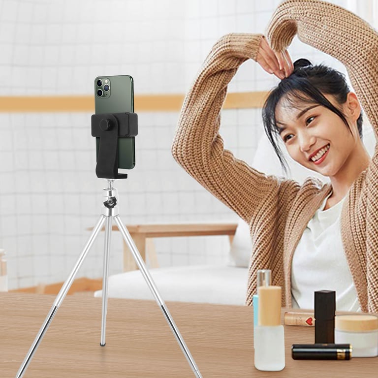 Trépied Bureau Smartphone Rotatif à 360° Pieds Extensibles LinQ Neuf - vue 2