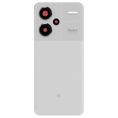 Vitre arrière pour Xiaomi Redmi Note 13 Pro Plus Original Service Pack Blanc