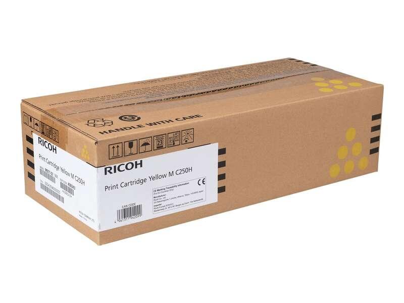 Ricoh 408343 cartuccia toner 1 pz Giallo (408343 toner cartridge 1 - pc[s] Yellow - Warranty: 12M) - Neuf
