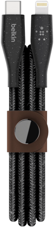 Câble DuraTek USB-C vers Lightning (1m), Noir