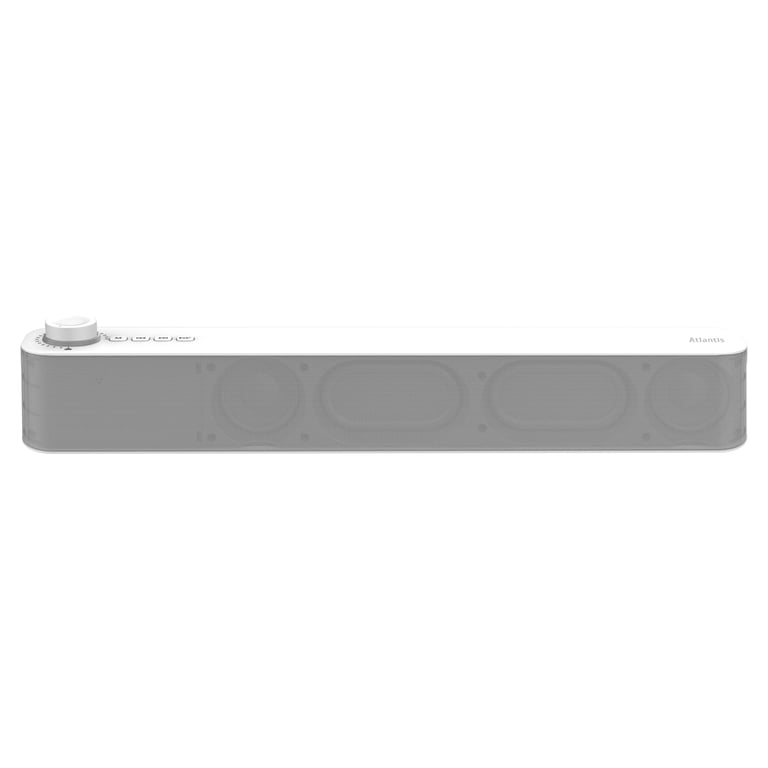 Atlantis Land P003-C0820-W haut-parleur soundbar Blanc 2.0 canaux 20 W