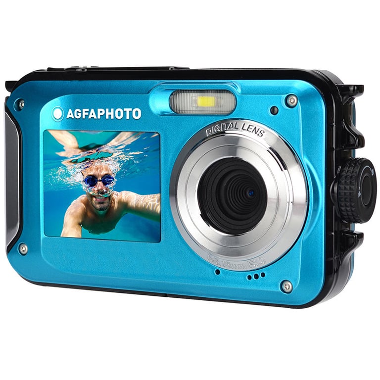 AgfaPhoto WP8000 appareil photo numérique 1/3" Appareil-photo compact 24 MP  CMOS 1920 x 1080 pixels Bleu - Agfa Photo
