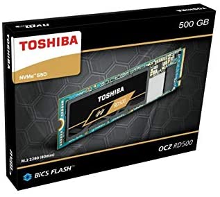 Toshiba RD500 500 GB M.2 PCI Express 3.0 NVMe BiCS FLASH TLC