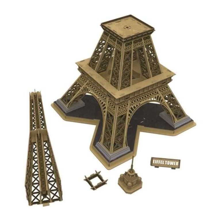 Puzzle 3D Tour Eiffel Jeu de construction EXPLORA 80 pièces Dès - vue 3
