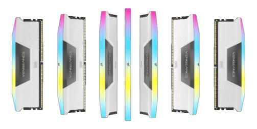 Corsair Vengeance RGB CMH64GX5M2B5600C40W module de mémoire 64 Go 2 x 32 Go DDR5 288-pin DIMM - Neuf