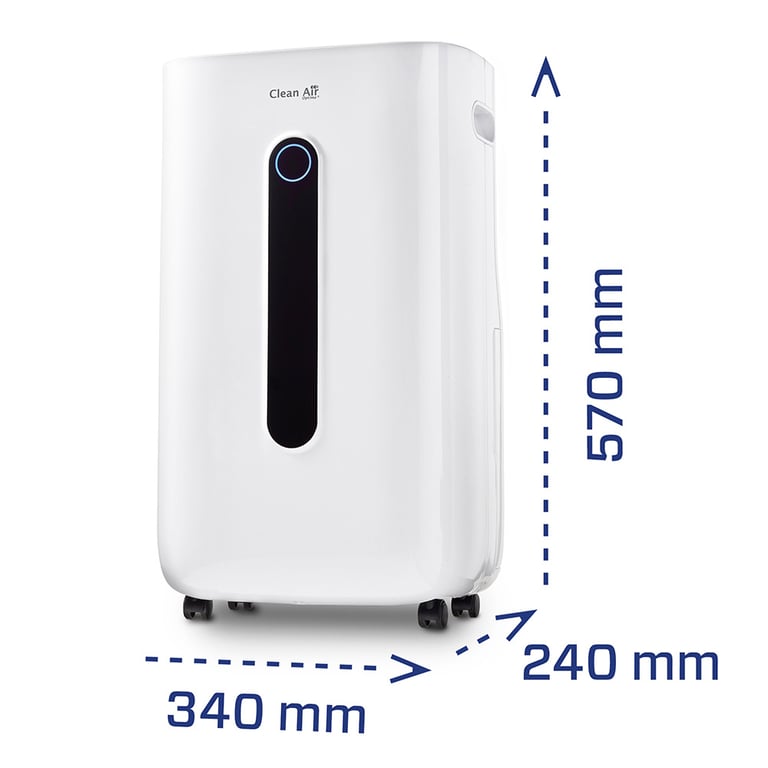 Clean Air Optima Déshumidificateur et purificateur d'air CA 708 Smart espaces jusqu'à 90m² / 225m³ Neuf - vue 2