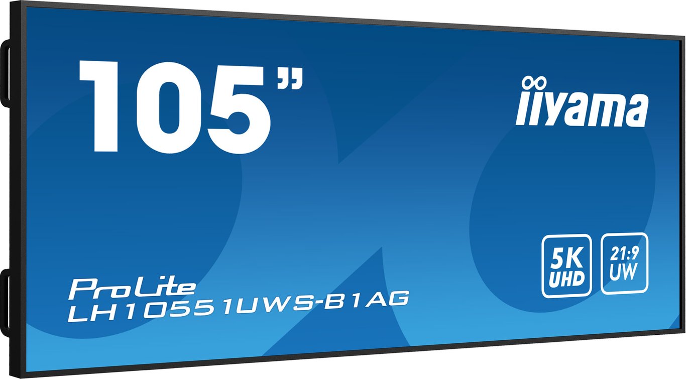 iiyama ProLite LH10551UWS B1AG Classe de diagonale 105 104.7 visualisable écran LCD rétro éclairé par LED signalisation numérique 5K UHD 5120 x 2160 - vue 2
