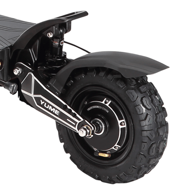 Patinete eléctrico todoterreno YUME Raptor de 11 pulgadas con dos motores de 3000 W*2 y batería Samsung de 60 V y 30 Ah