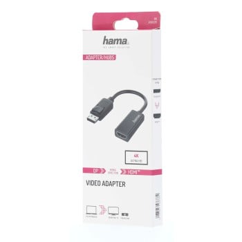 Hama 00200335 cavo video e adattatore HDMI DisplayPort Nero