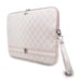 DKNY Elegante funda para PC de 13 / 14 pulgadas con estampado de cuadros y rayas Rosa