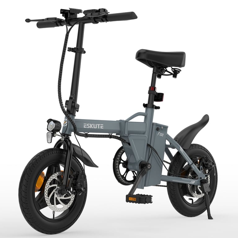Vélo Électrique ESKUTE F100 – 250W Moteur Batterie 36V9AH Freins à Disque Mécaniques - vue 3