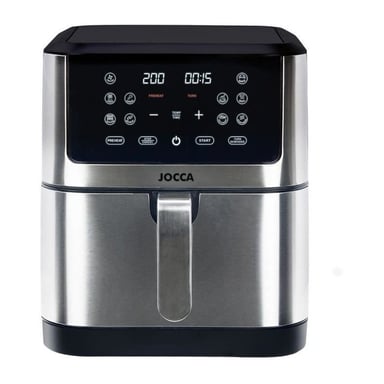 Friteuse sans huile - JOCCA - 2193 - 8L - 1800 W - 30,3 x 38,3 x 35,1 cm - Acier inoxydable