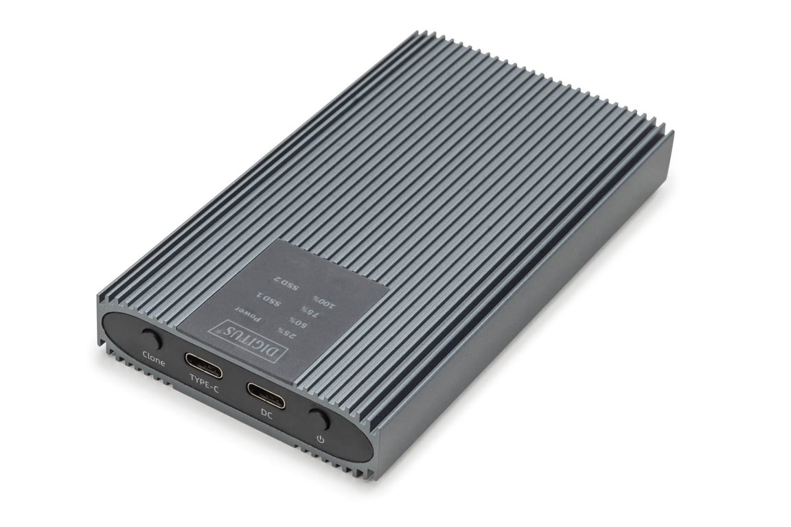 Digitus Station de clonage USB .2 NVMe SSD NVMe 20Gbits USB 3.2 Gen2 aluminium toolfree Neuf