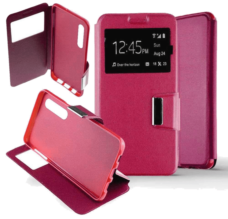 Etui Folio compatible Rose Huawei P20 Pro