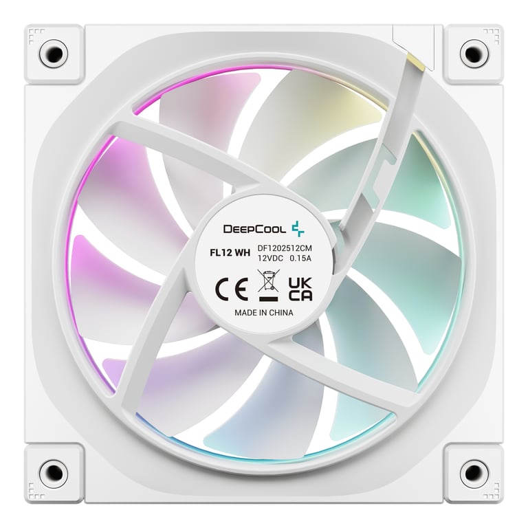 DeepCool FL12 WH Boitier PC Ventilateur 12 cm 1 pièce Neuf - vue 2