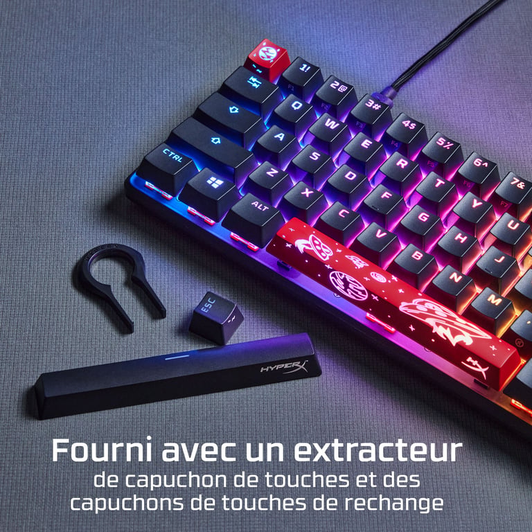 HyperX Alloy Origins 65 Clavier rétroéclairé USB C QWERTY US commutateur : HyperX pour Xbox One Xbox One Xbox One All Digital Edition Xbox One X Xbox Series ... - vue 4