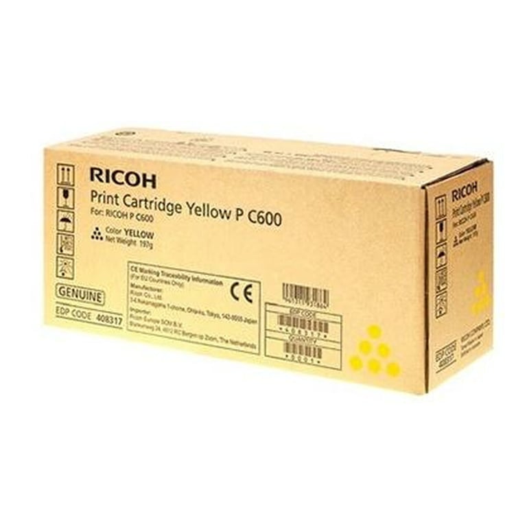 Ricoh Original Type P C600 Toner jaune 13.000 Pages 408317 für RICOH P C600 - vue 3
