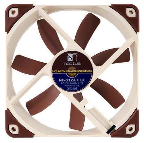Noctua NF S12A FLX Boitier PC Ventilateur 12 cm Neuf - vue 2