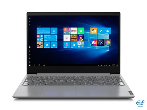 Lenovo V V15 i3-1005G1 Ordinateur portable 39,6 cm (15.6'') Full HD Intel® Core™ i3 4 Go DDR4-SDRAM 256 Go SSD Wi-Fi 5 (802.11ac) Windows 10 Pro Gris