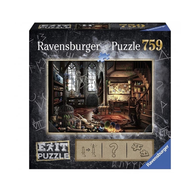 Puzzle 759 pièces : Escape Puzzle : 'antre du dragon Ravensburger France - vue 6